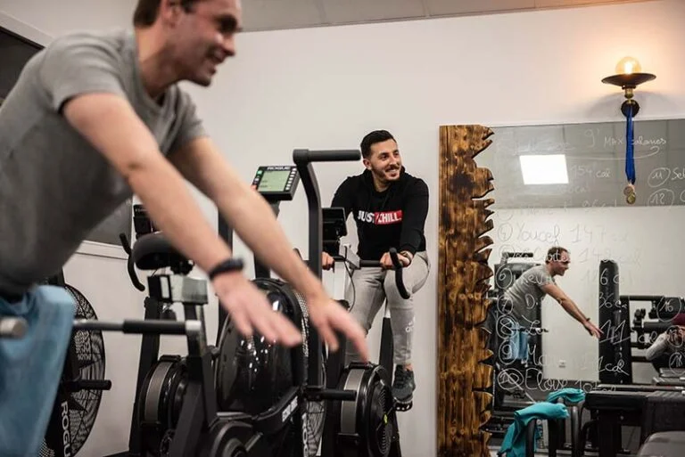 Salle de sport Poitiers. Membres en plein effort